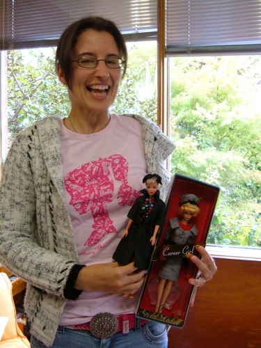 Me and my winning Barbie together with my prize Barbie